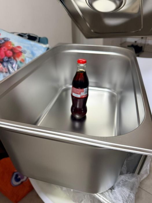 recipient tava 25.6 L capac gastronorm inox argintiu MJUSK