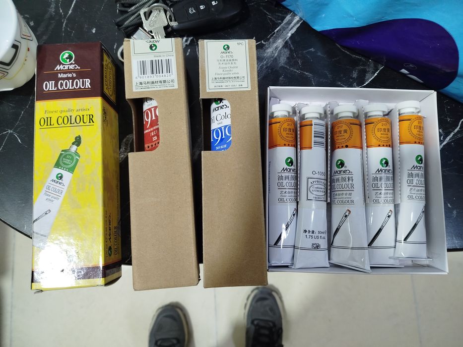 Масляные краски ОПТОМ. 1шт.  32000 сум