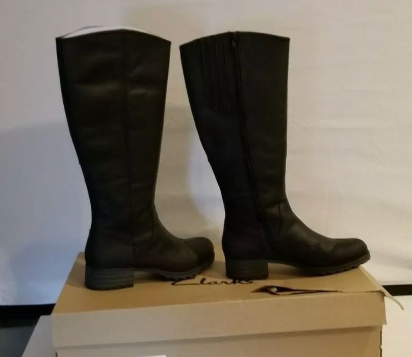 Cizme Clarks Marana Trudy, piele naturala, noi