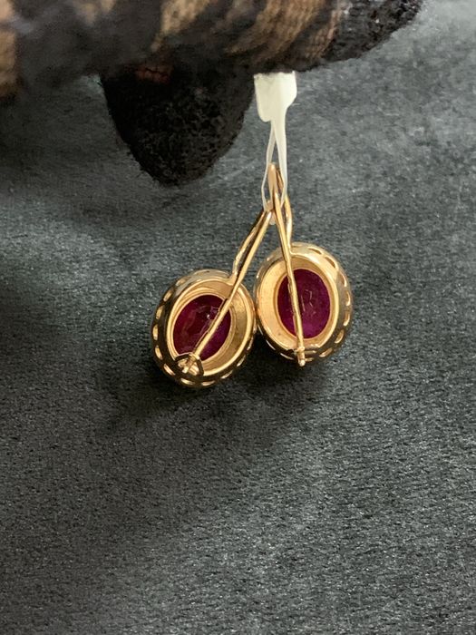 Золото серьги ЖанТаС ломбард г.Астана