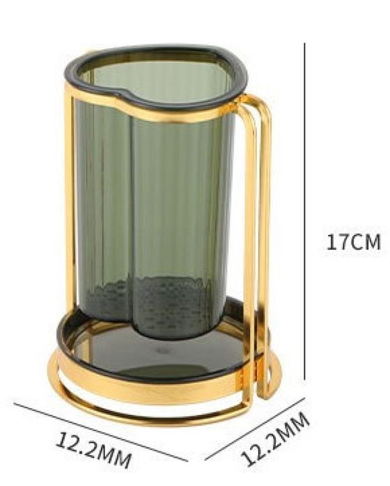 Зелена единична поставка във формата на сърце