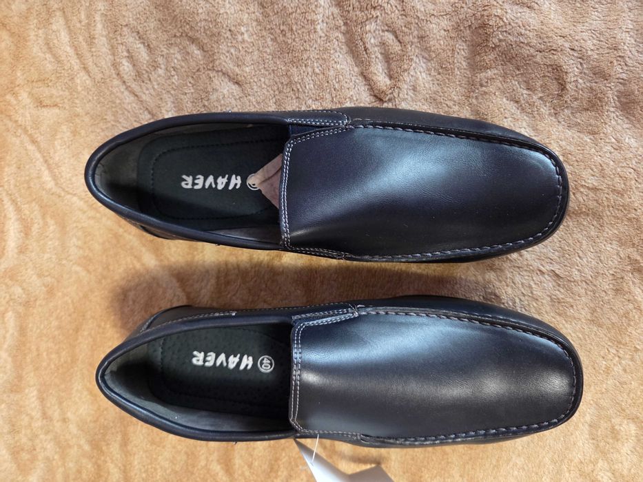 Pantofi bartbatesti piele .