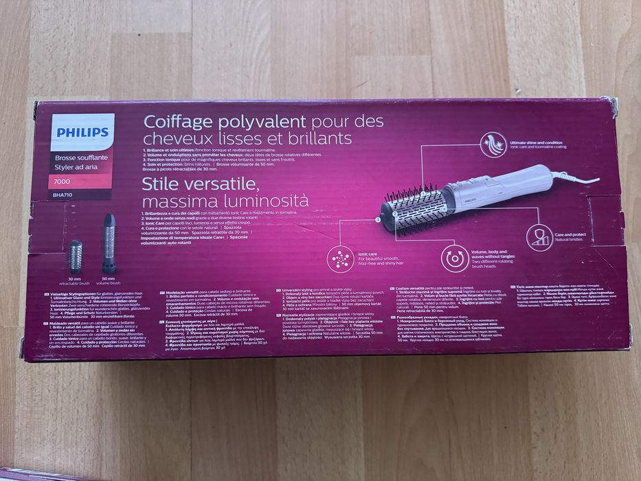 Perie rotativa cu aer cald