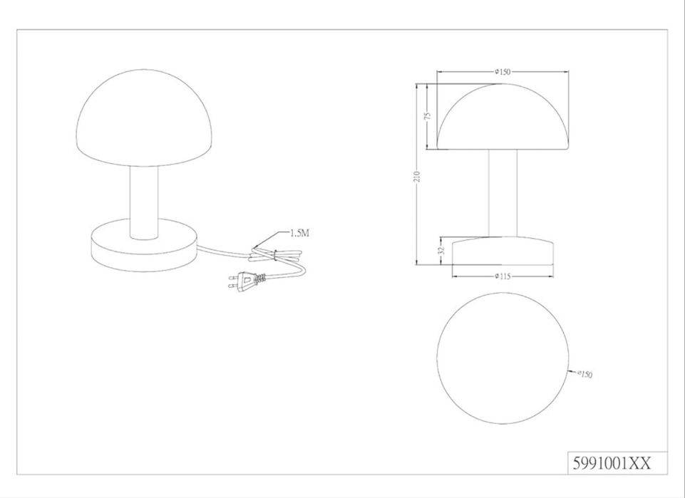 Lampă de masă LED Trio Leuchten Fynn II