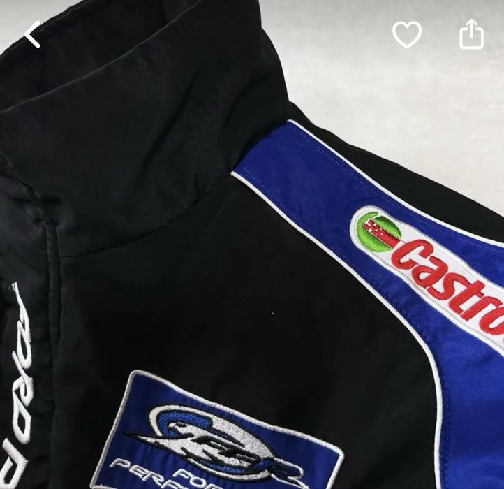 Куртка-бомбер гонщика размер М