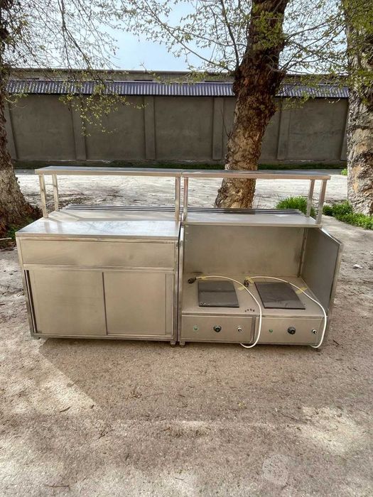 Мармит 1х. блюд с раздачей из нержавеющей стали