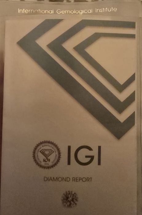 Diamant natural briliant 0.22CT, H, EX, EX, VG.