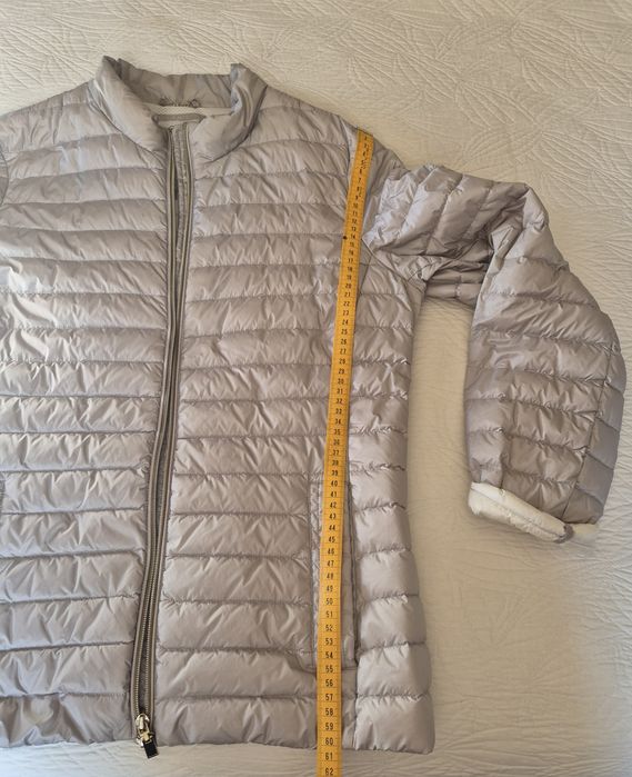 Леко пролетно дамско яке Geox сребристо с пух