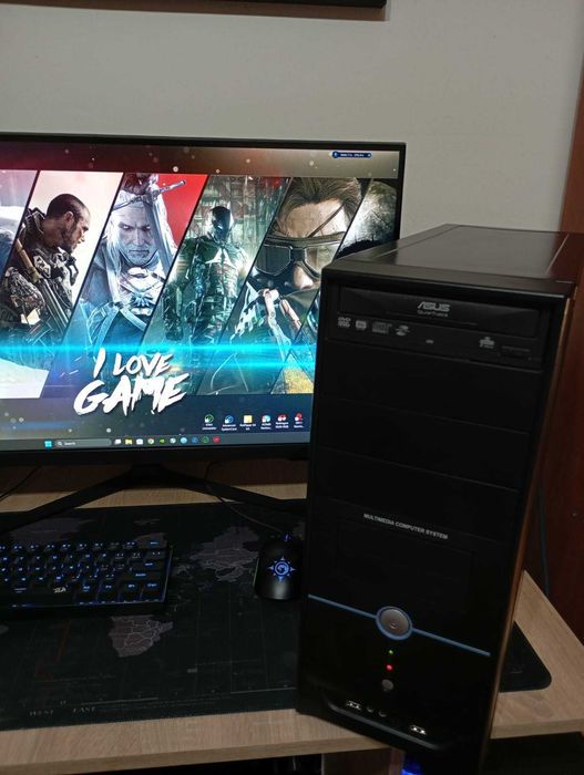 PC low gaming  Intel E5400 2,70 GHz, placa video ATI Radeon HD 4770 512 MB