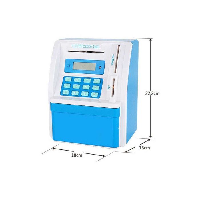 Сейф за деца тип „банкомат“  отваряне с парола / С процеп за банкноти