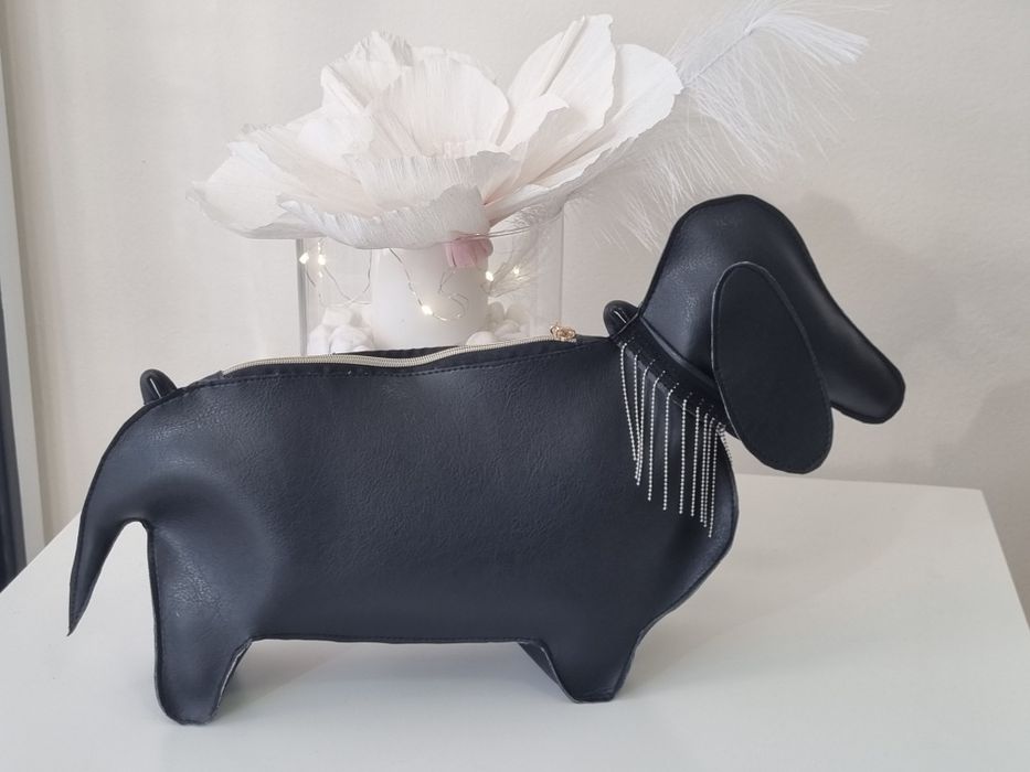 Дамска чанта с форма на  куче