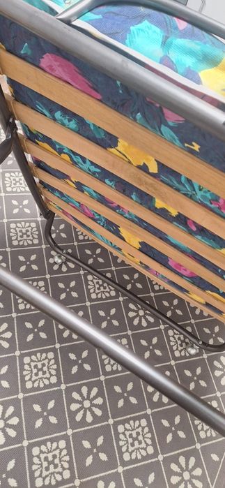 Pat pliabil lemn cu saltea