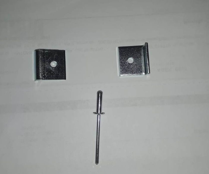 Sistem complet clema colier brida surub fixare plasa gard bordurat