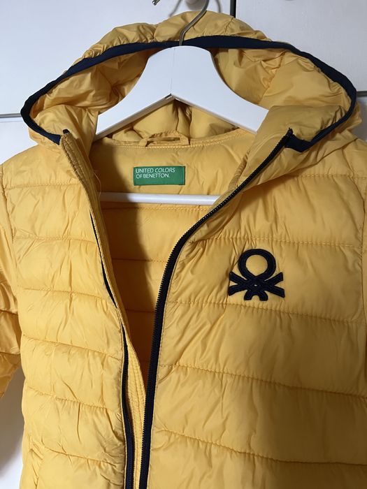 Жълто преходно яке детско 128