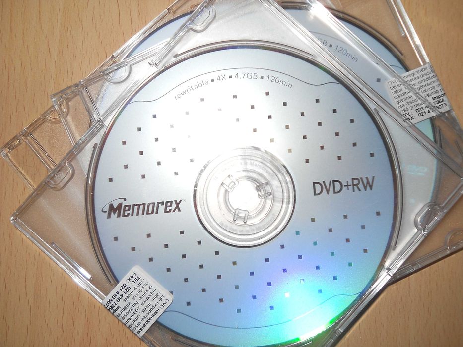 DvD+RW si DvD-RW Memorex Noi