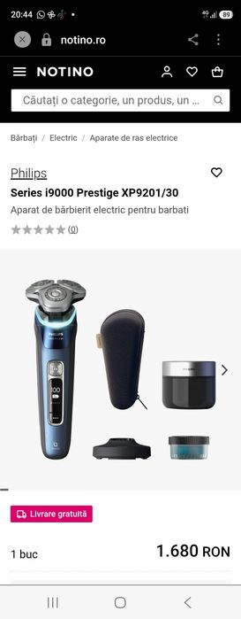 Vând Philips i9000 Prestige ,Nou!