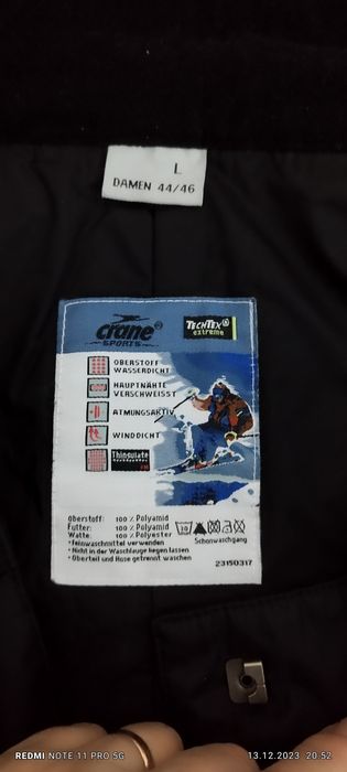 Pantaloni schi barbati. Crane