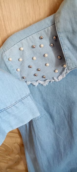 Джинсовая туника polo