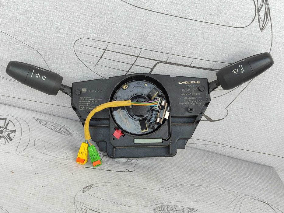 Ansamblu manete comenzi volan + spiră Opel Corsa D 12274700 2011 / [2006-2014] / (5B3)