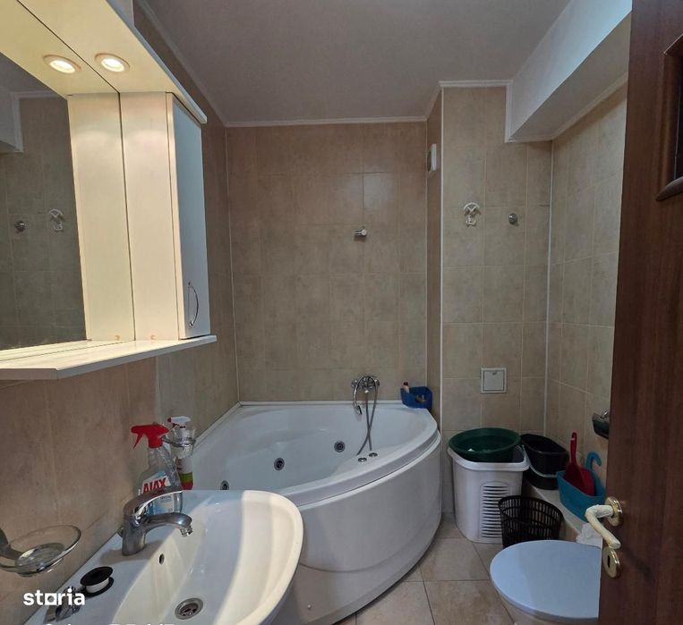 3 Cam.et.3,  2 dormitoare, 2 bai,mobilat,utilat, terasa 59mp, Nufarul