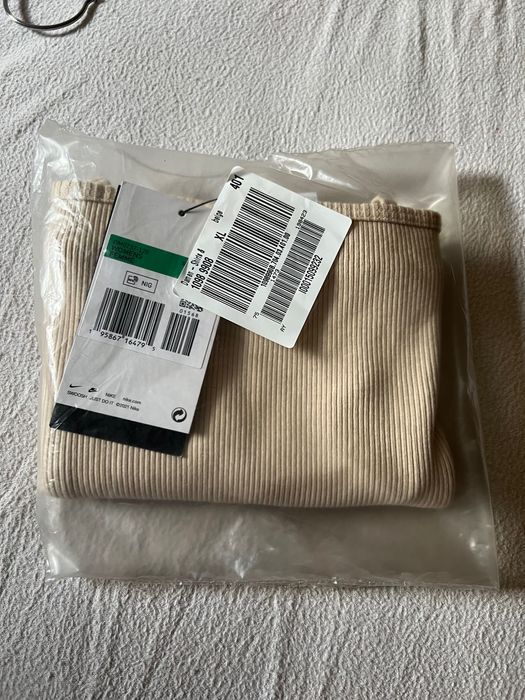 Nike - потник - бежов - W NSW ESSNTL RIB CROP TOP