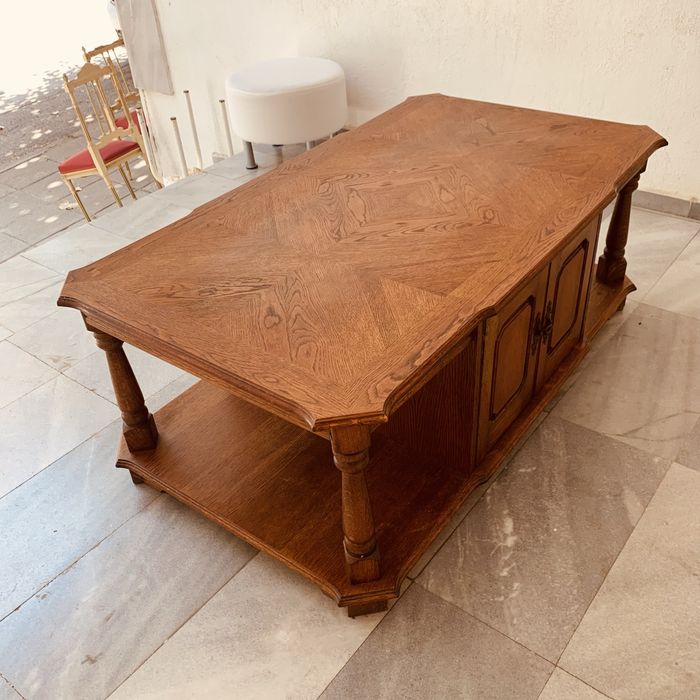 Шведска холна маса – масивна, висококачествена, 1970–1985 г.