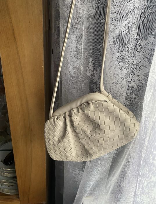 Сумка экокожа бежевая