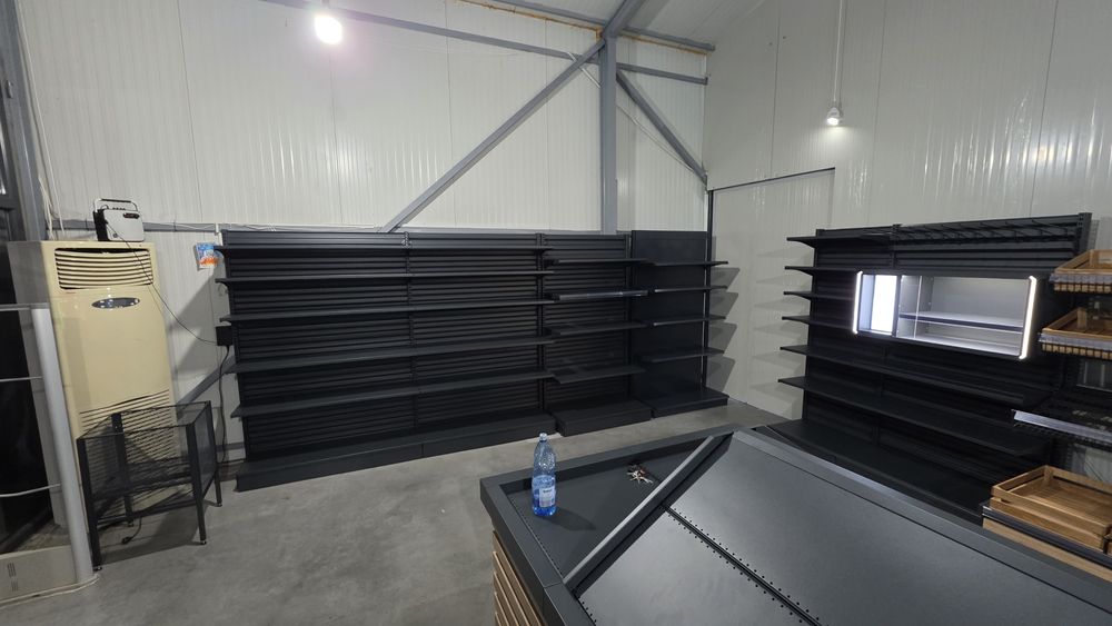 DEPOZIT CRAIOVA Rafturi metalice magazin , Rafturi paine  , fructe si legume , panificatie SHOWROOM