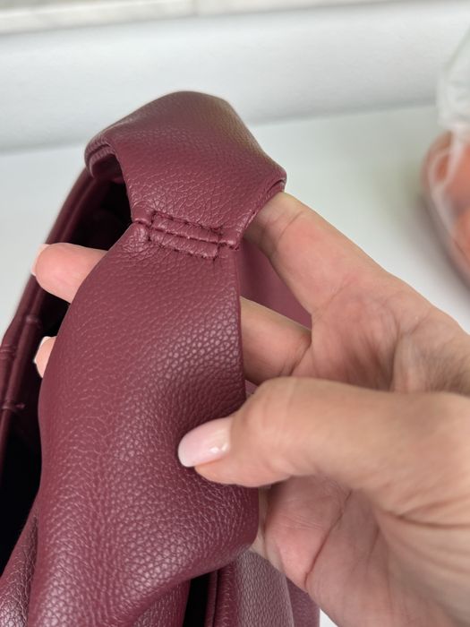 Geanta  rosu burgundi