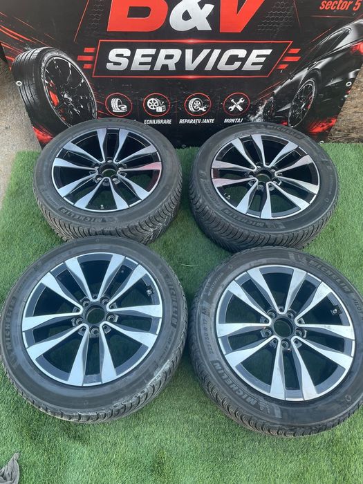 Jante Mercedes R 17 5x112 C class in 2 latimi cu 245 45 17 si 225 50 17 michelin