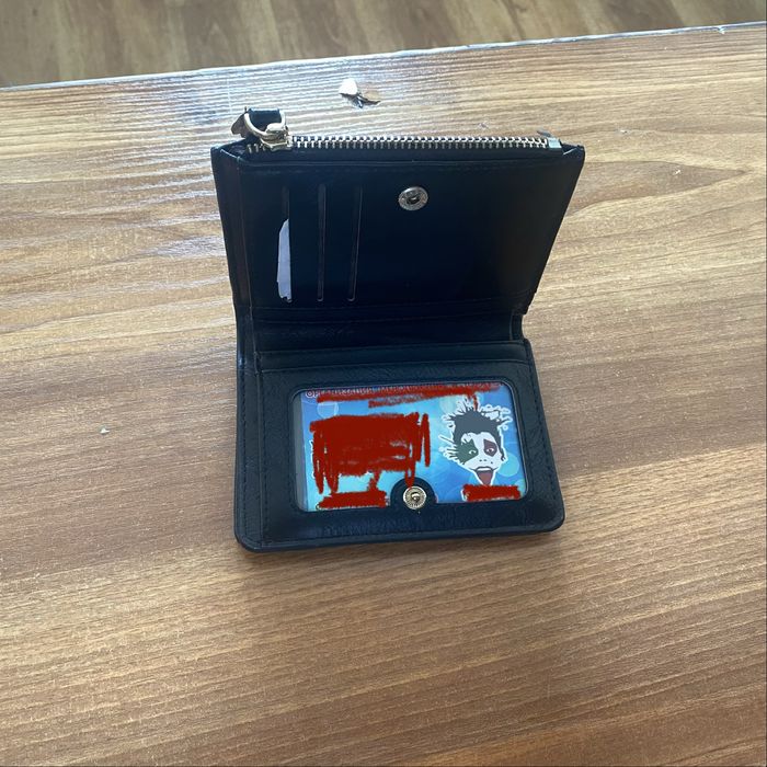 Кошелек черный Sunflower (компактный)