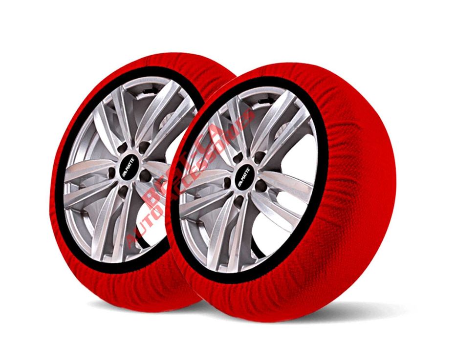 Комплект (2бр) 3D текстилни вериги за сняг 100% сцепление S,M,L,XL,XXL