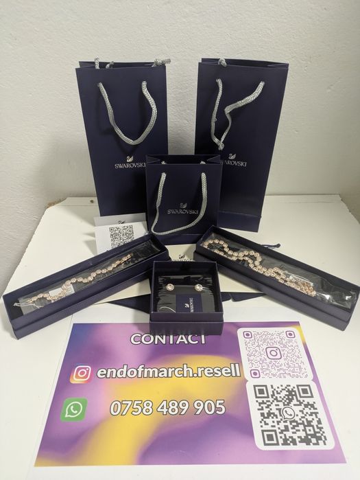 Set Swarovski Angelic Rose Gold