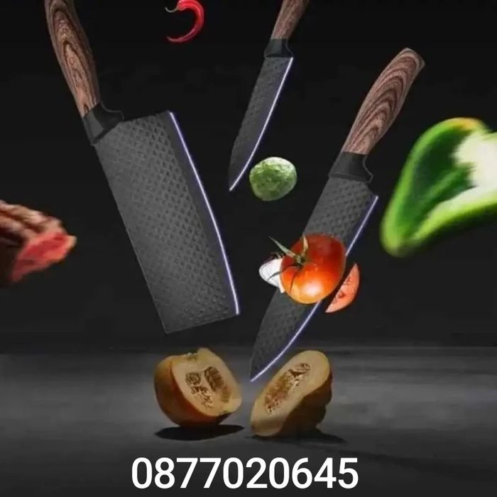 Комплект кухненски ножове 6 части. Много остри. Made for Germany. Germ