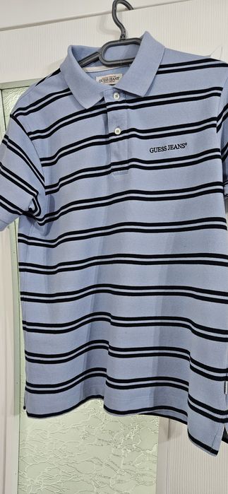 Тениска с яка Guess