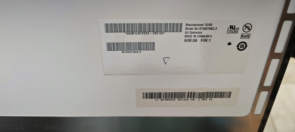 Ecran laptop 15.6” HD B156XTN03.1 – stare bună, Acer M3-581TG