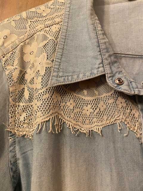 Camasa Denim Elogy cowboy style pentru femei