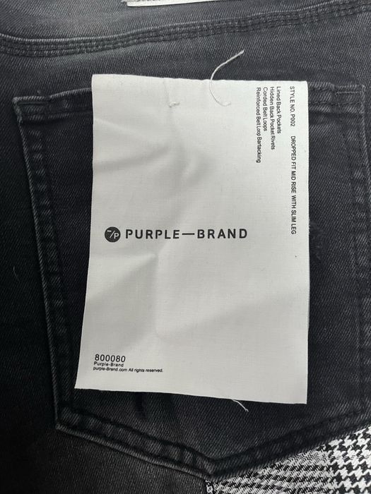 PURPLE!! Blugi Purple Negrii