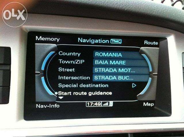 Cd Dvd HARTI AUDI A4 A6 DVD Harti Navigatie MMI 2G EUROPA ROMANIA 2022