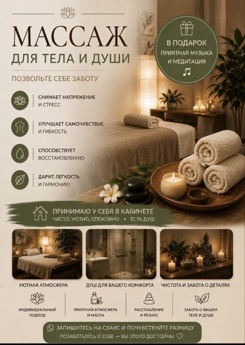 Массаж оздоровительный