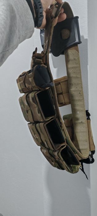 Centură tactică Warrior, echipată