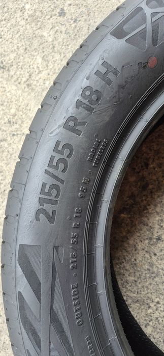 4 anvelope vara noi Continental 215/55/18,dot 2025.Pretul este pe bucata.