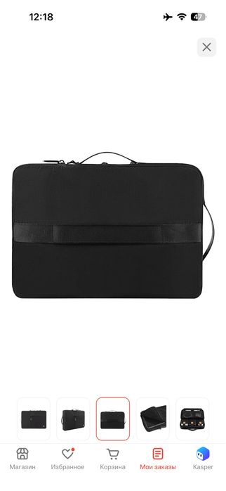 Чехол WIWU Alpha Slim Sleeve до 14" черный