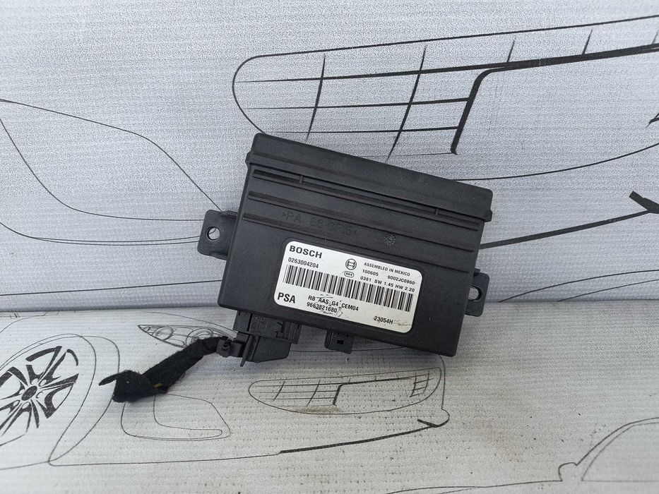 Modul PDC / Calculator Senzori Parcare Peugeot RCZ 2010 / 2010-2015 Cod OEM 9663821680 (5G2)