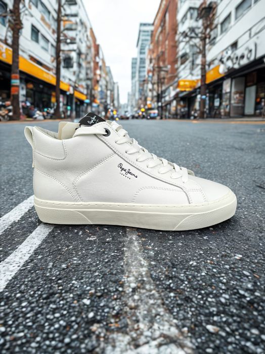 Ghete Pepe Jeans originali cool piele naturală top