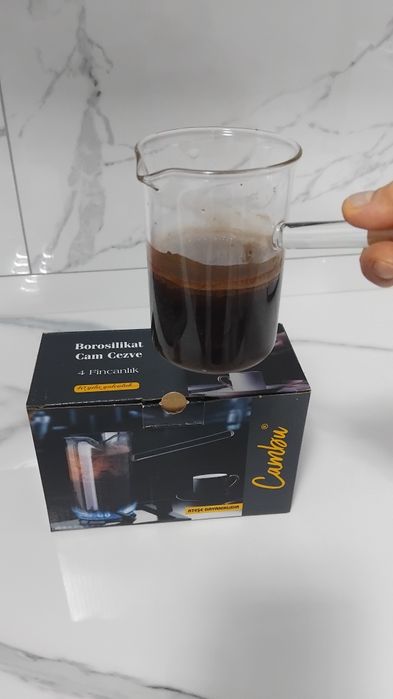 Огнеупорно стъклено джезве