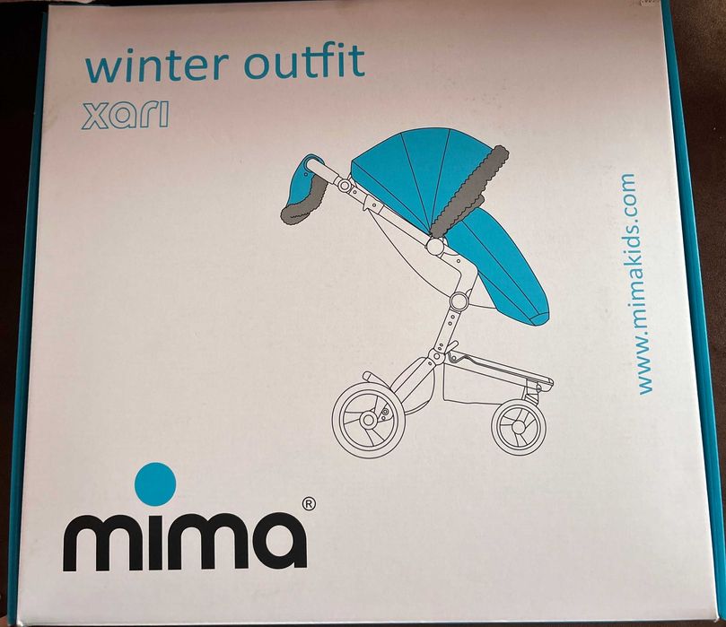 Mima Зимен комплект за количка Xari - Argento
