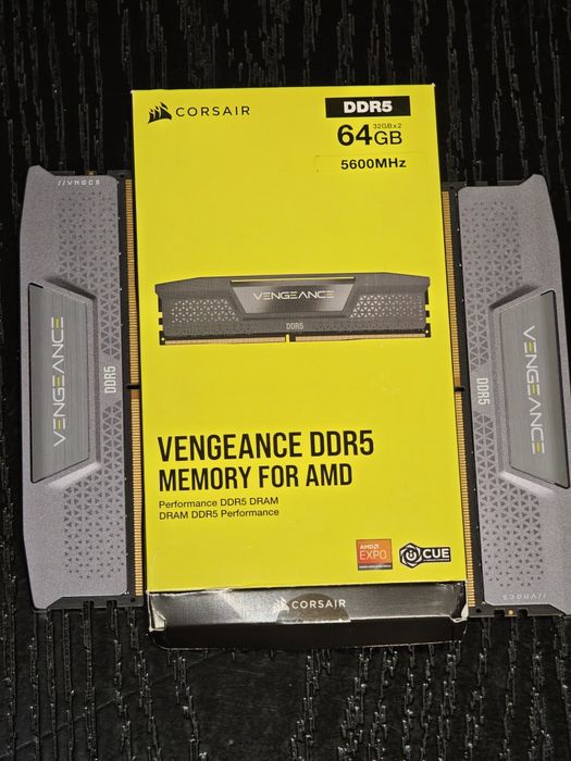 64GB RAM DDR5(2×32) Corsair Vengeance 5600MHz CL40 AMD EXPO