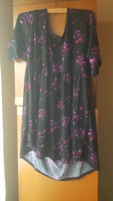 Rochie lunga dama model floral