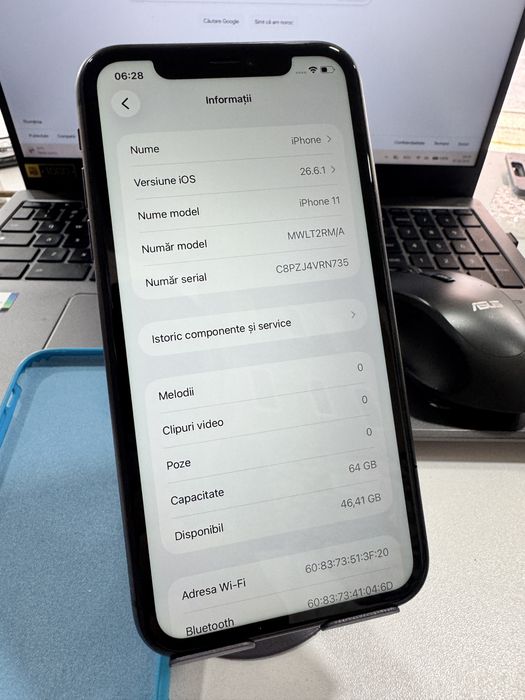 iPhone 11 Black 64GB 10/10 100% Baterie X XS Max 12 13 14 15 16 Pro Max Plus Mini Samsung